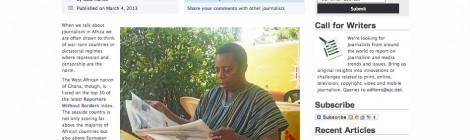Six Ways The World Can Learn From Ghana About Press Freedom: Article on EJC Magazine